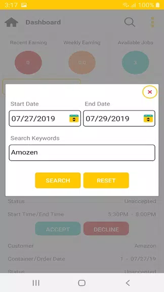 Schermata MyECM Online 3