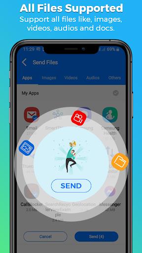 Shareall: File Transfer, Share ဖန်သားပြင်ဓာတ်ပုံ 4