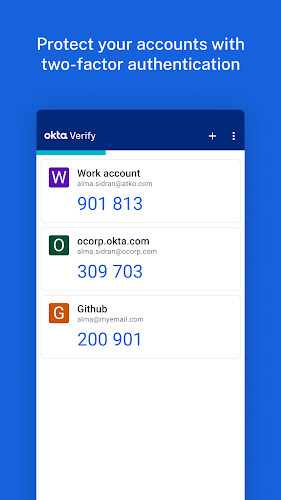 Okta Verify Captura de tela 2