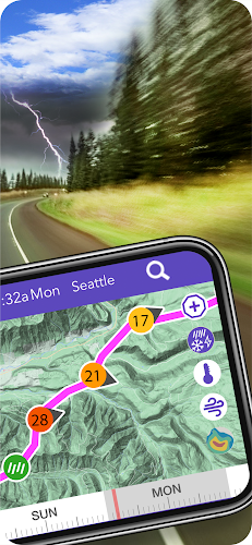 Schermata Drive Weather 2