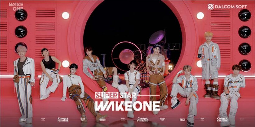 Hinahayaan ka ng Superstar Wakeone na maglaro ng mga nangungunang track mula sa mga sikat na K-pop na banda sa slick rhythm game na ito
