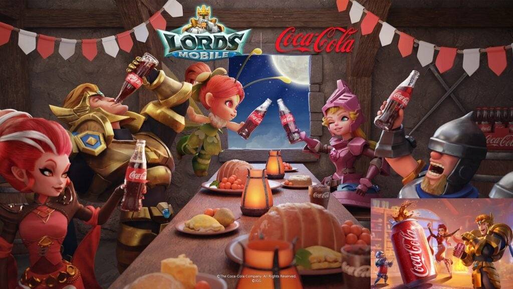 Lords Mobile နှင့် Coca-Cola သည် 9 နှစ်မြောက်နှစ်ပတ်လည်နေ့ကိုကျင်းပသည်