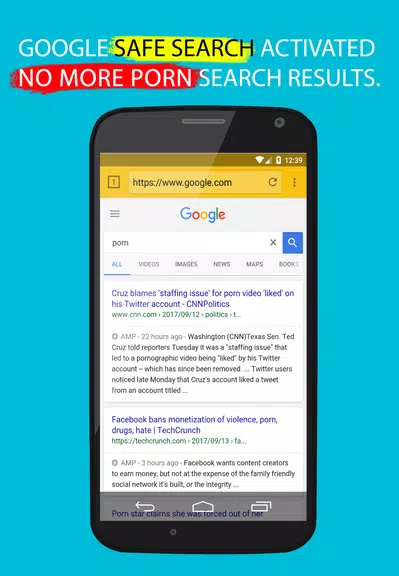 Porn Blocker: Safe Search スクリーンショット 1