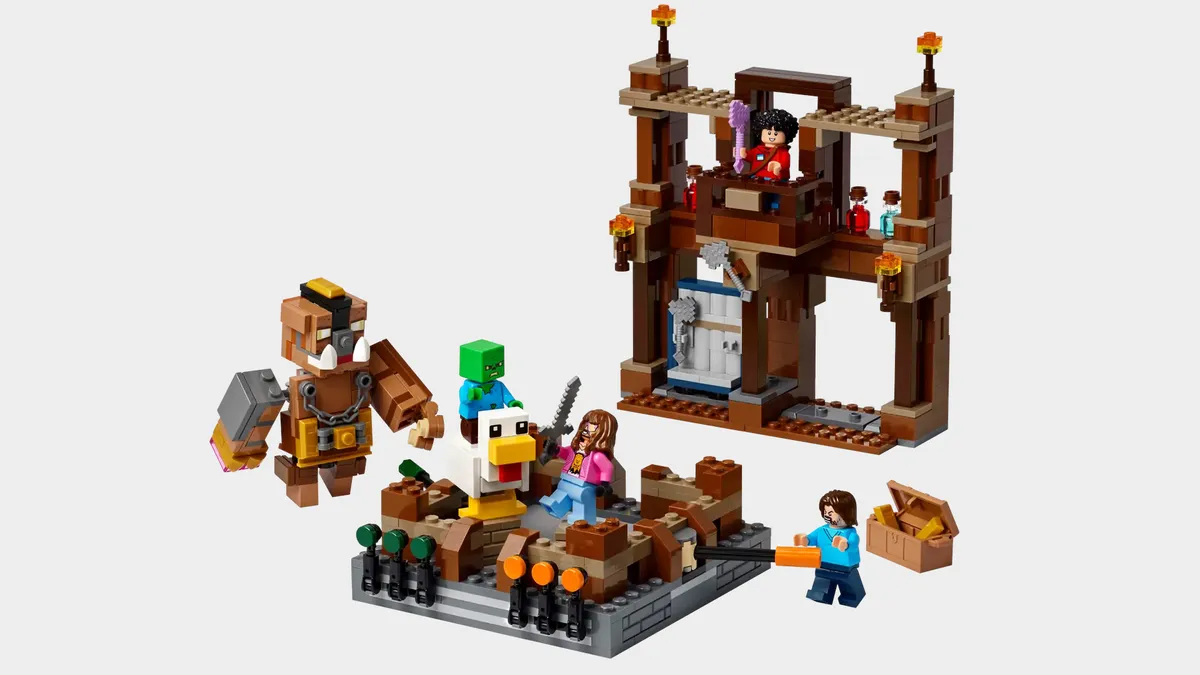新乐高套装揭示杰克·布莱克的Minecraft电影中的怪物