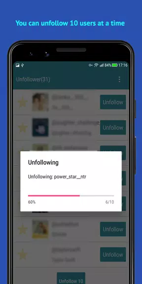 Unfollow Users Cleaner Screenshot 3