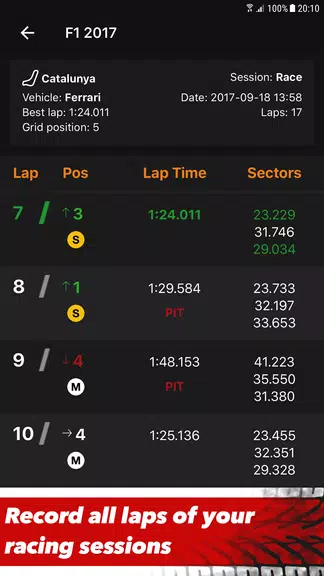 Sim Racing Telemetry Screenshot 1