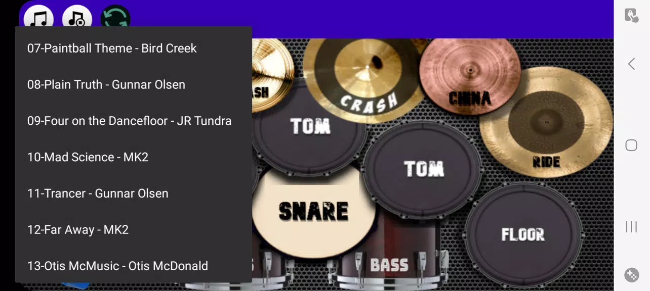 Drum Studio: Bateria Virtual 스크린샷 2
