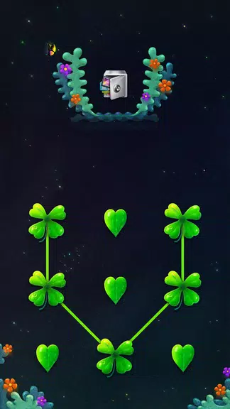 AppLock Theme Lucky Clover Capture d’écran 1