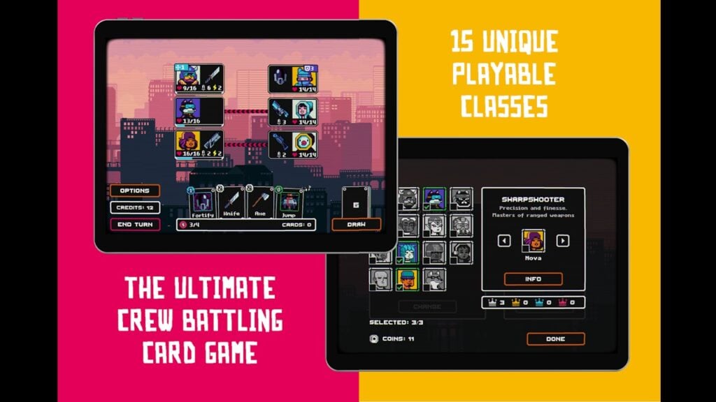 Card Clash- Cyber ​​Quest သည် Android ကို ကျူးကျော်သည်။