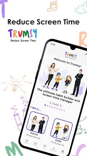 Trumsy: Reduce Screen Time App スクリーンショット 1