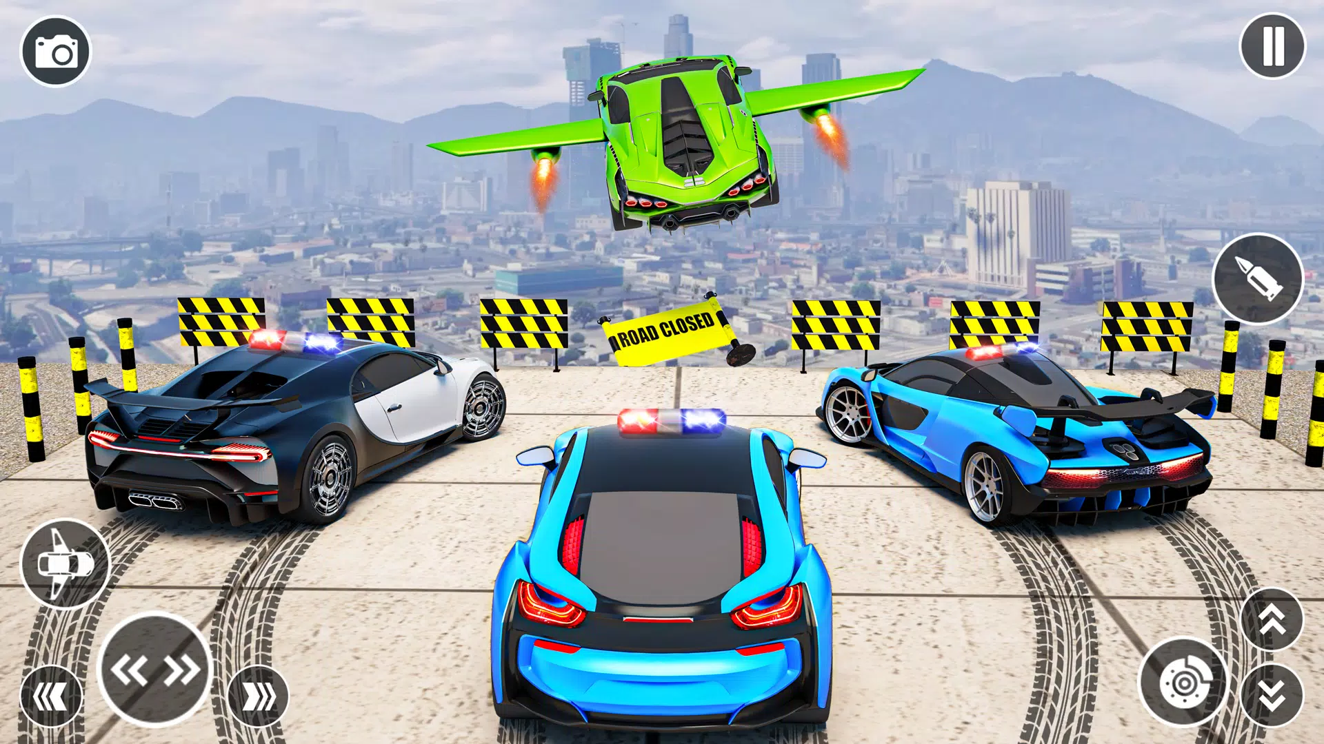 Flying Car Robot Shooting Game应用截图第2张