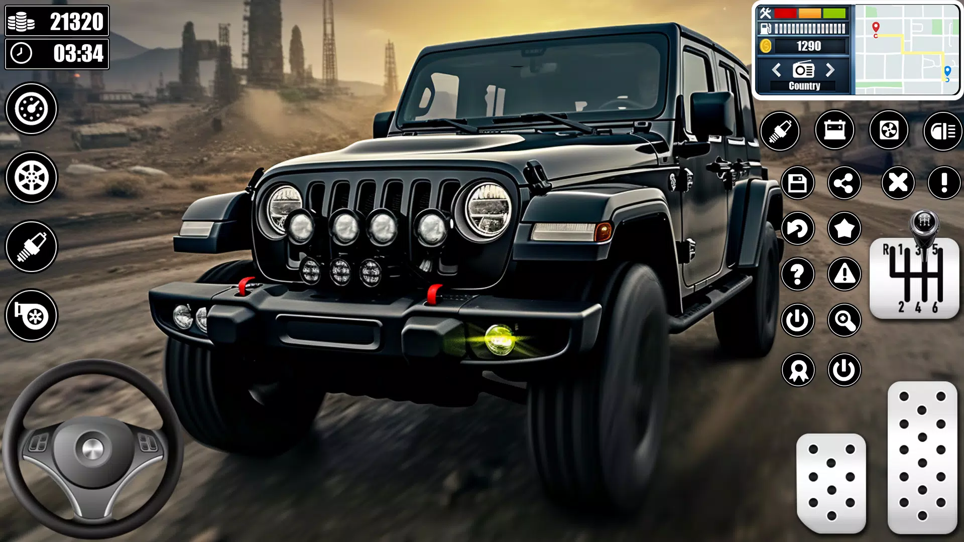 Real Car Driving School Games 스크린샷 1