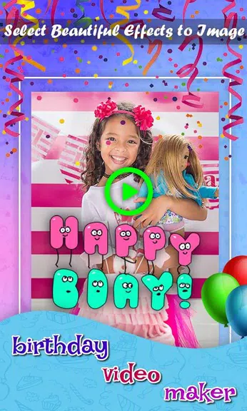 Birthday Video & Status Maker应用截图第1张