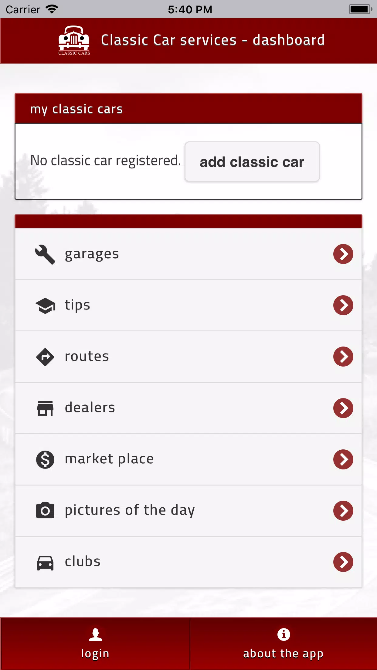 Classic Cars Lite Capture d’écran 1