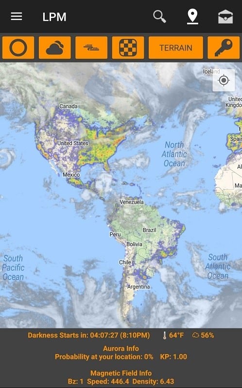 Light Pollution Map - Dark Sky應用截圖第3張