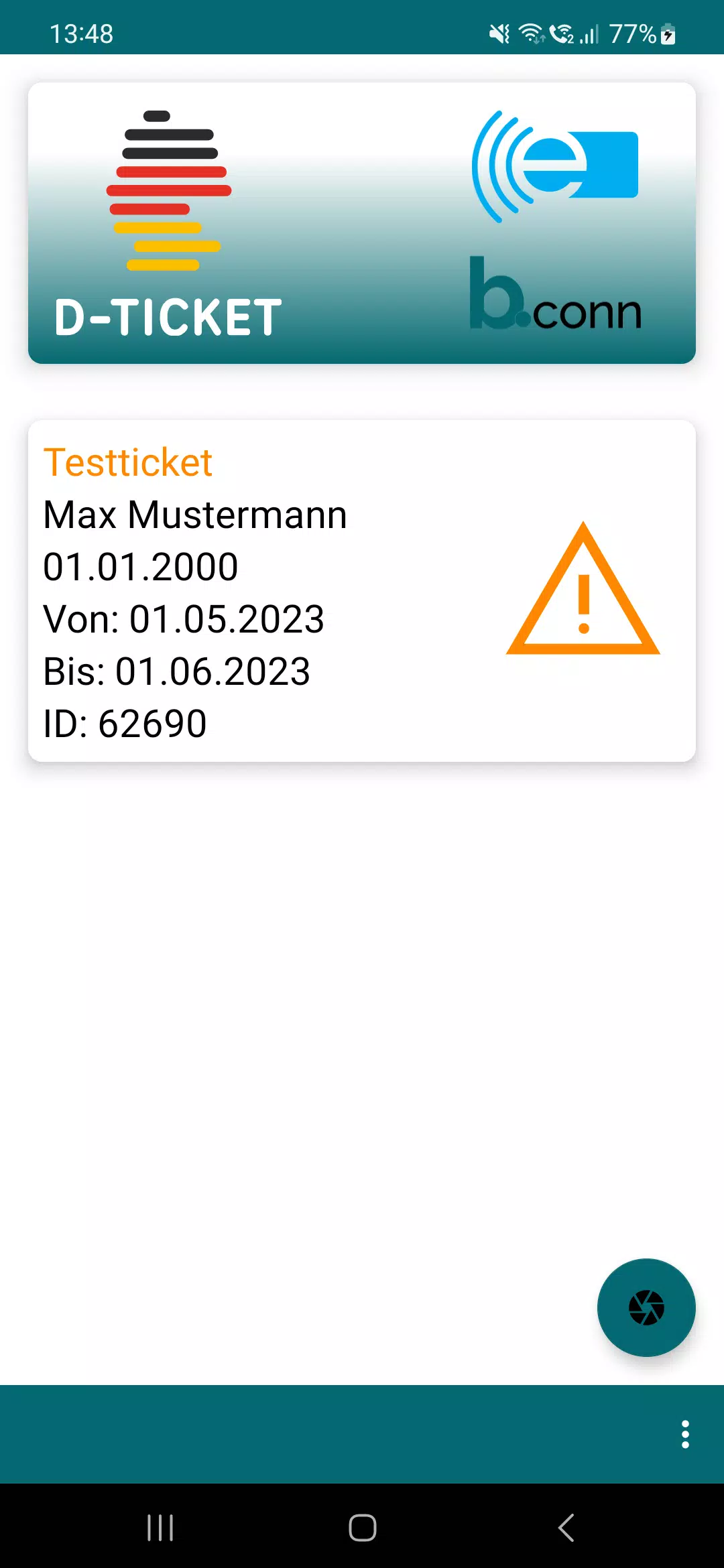 Deutschlandticket Kontrolle应用截图第4张