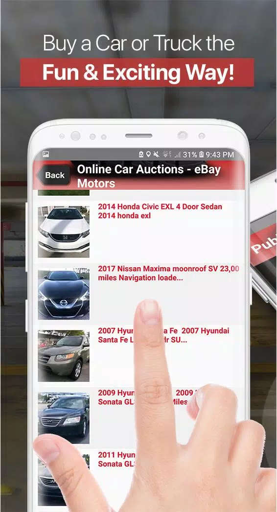 Public Car Auctions Directory Скриншот 4