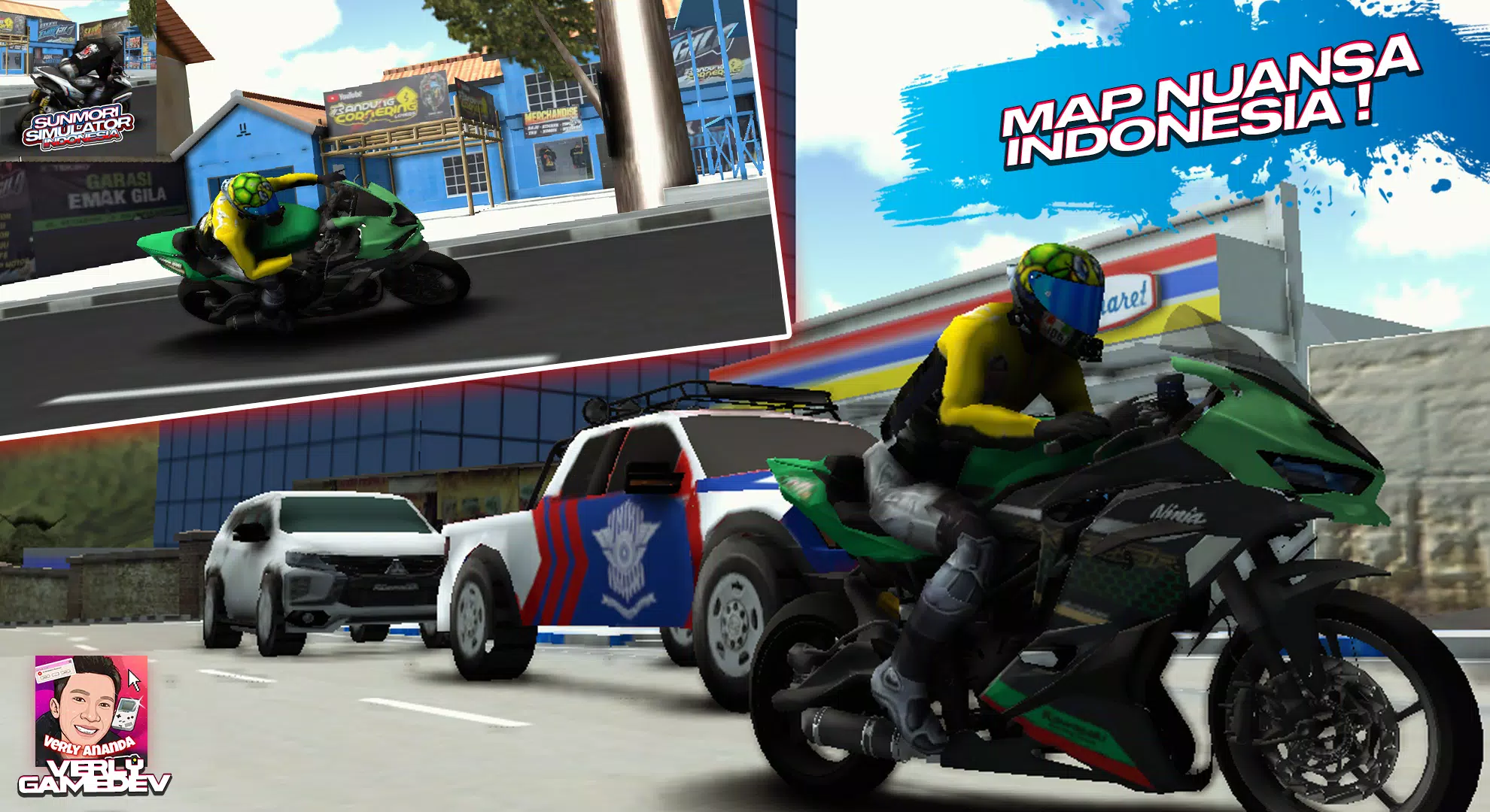 Sunmori Simulator Indonesia 3D Captura de tela 2