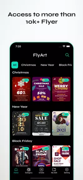 FlyArt - Flyer Creator Capture d’écran 3