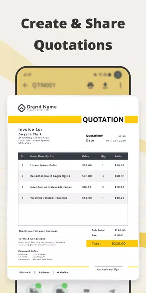 GimBooks: Invoice, Billing App Скриншот 3