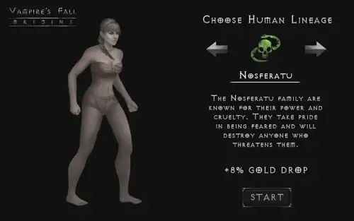 ヴァンパイアズ・フォール：オリジンズ - RPG スクリーンショット 1