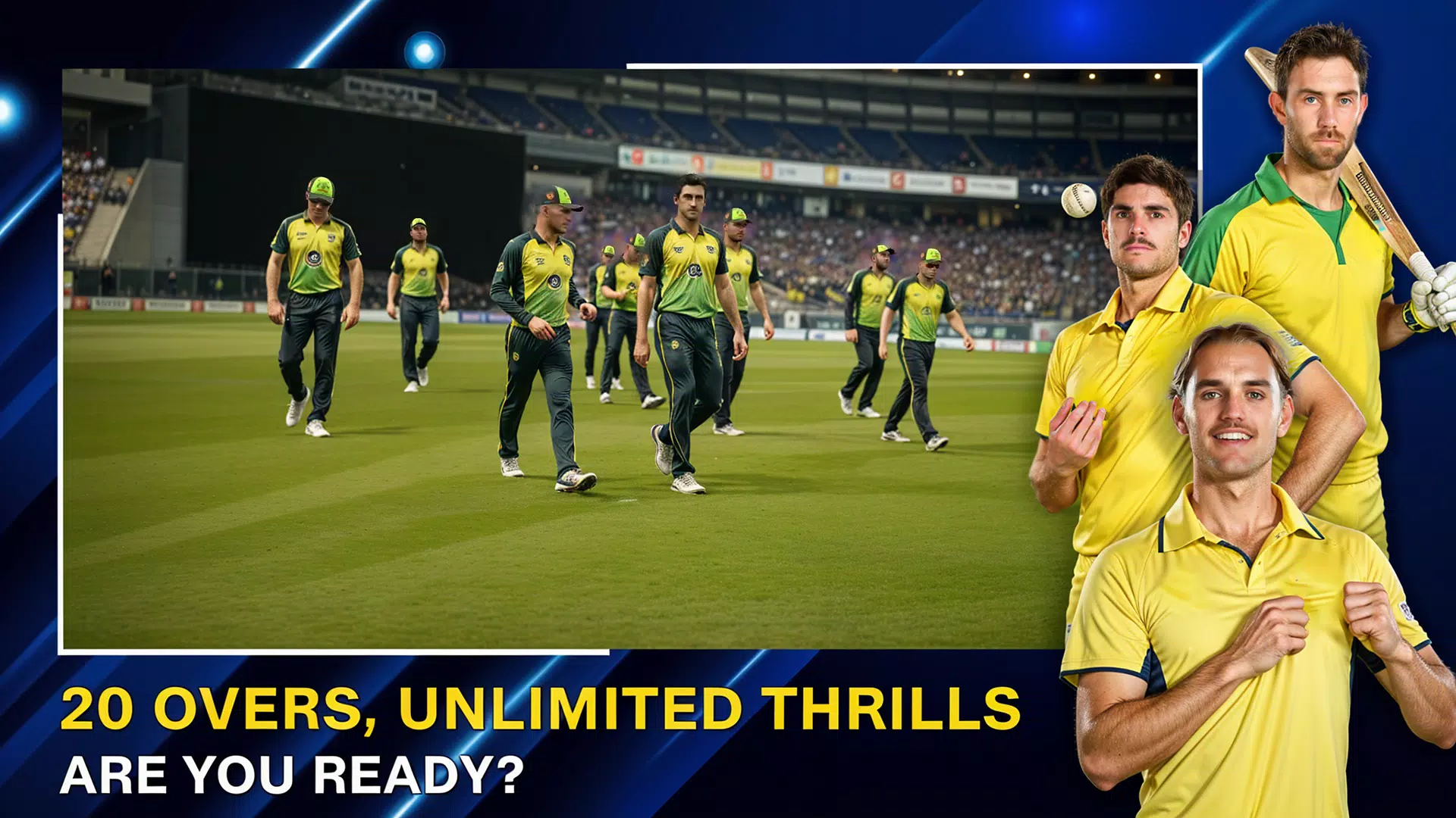 Cricket Champions Real 3D Game スクリーンショット 1