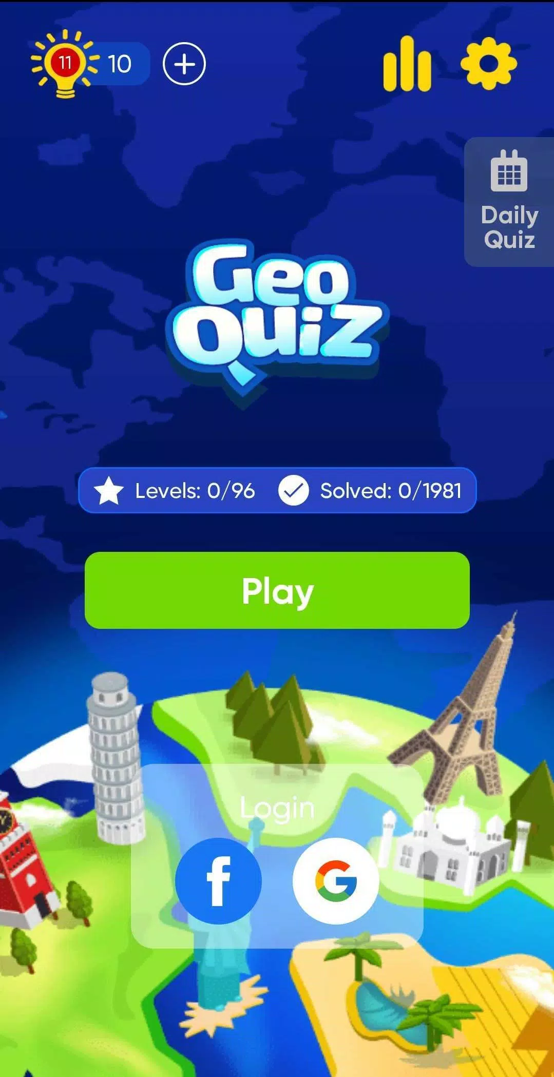 Geo Quiz Capture d’écran 1