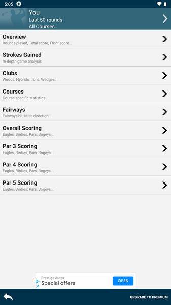 Golf Pad: Golf GPS & Scorecard應用截圖第2張