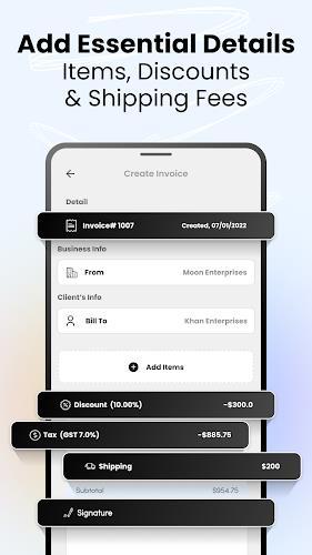 Invoice Maker and Generator Captura de tela 1