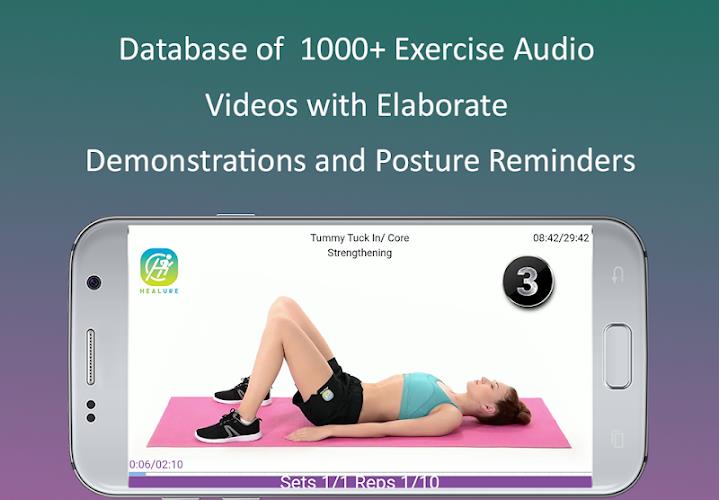 Healure: Physiotherapy Exercis 스크린샷 2