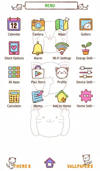 Three Kitties Theme +HOME Скриншот 2