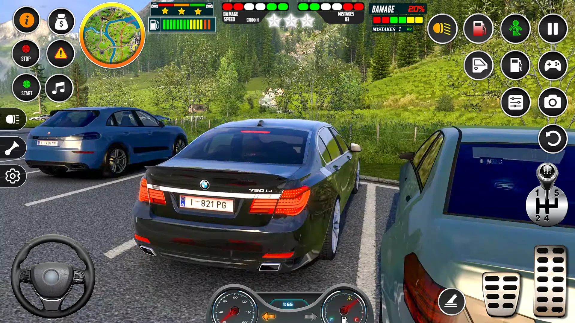 Classic Car Drive Parking Game 스크린샷 1