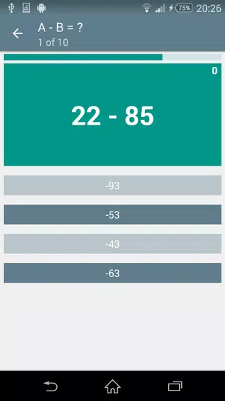 Math Game - Classic Brain Game Ảnh chụp màn hình 2