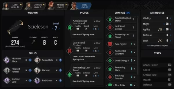 Expedition 33 Planner และ Builds ชุมชน