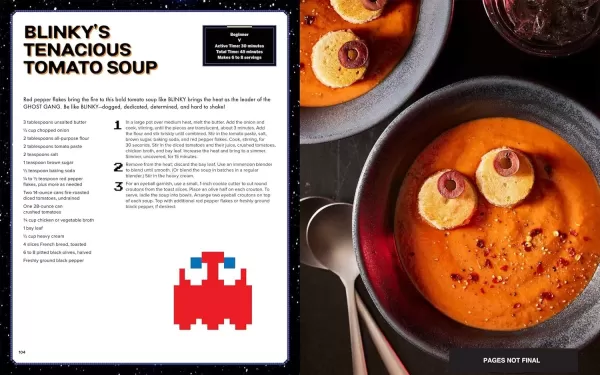 Anteprima del libro di cucina Pac-Man