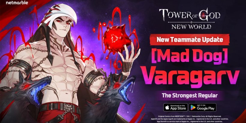 Tower of God Update: SSR Mad Dog Varagarv schließt sich dem Kampf an