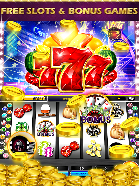 Raging 777 Vegas Party Slots Скриншот 2