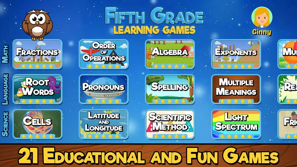 Fifth Grade Learning Games应用截图第3张