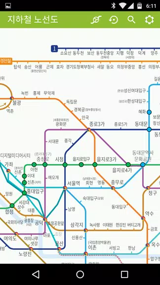 지하철 노선도 Capture d’écran 3