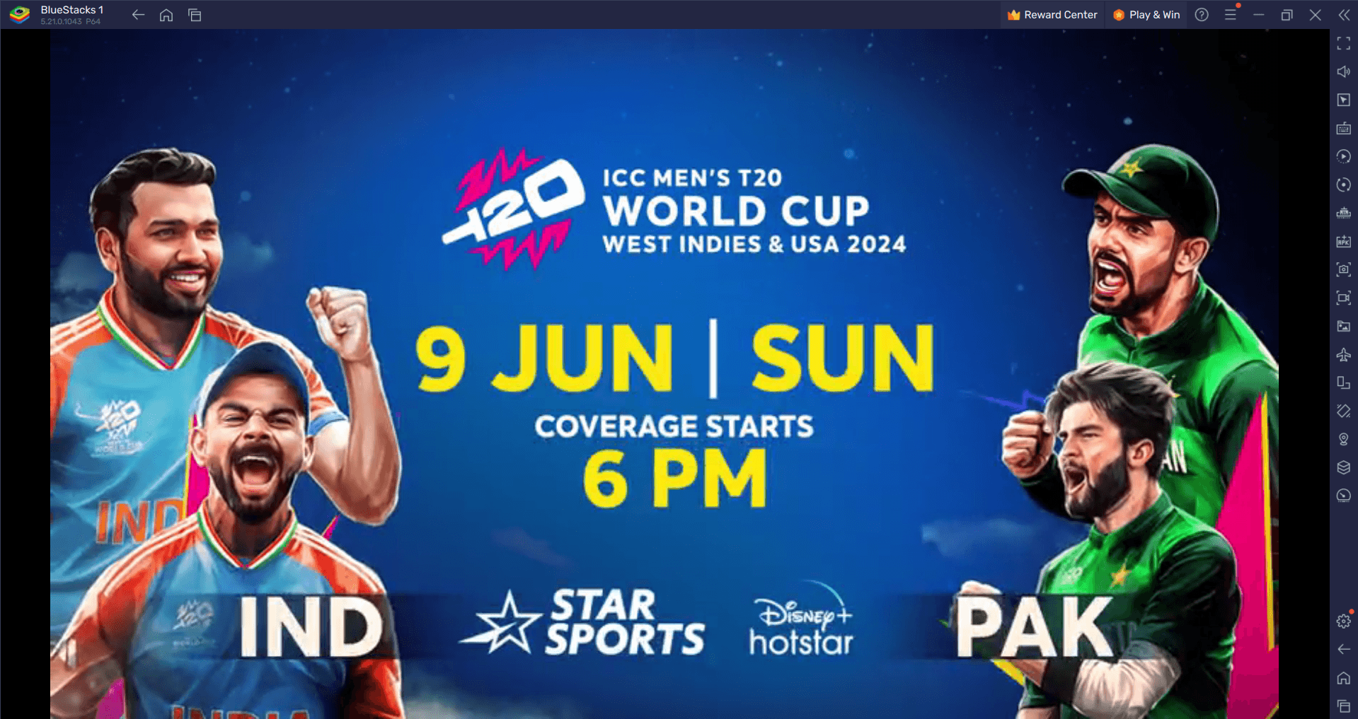 Ind vs Pak T20 WC 2024 Live: Free Online Streaming Guide