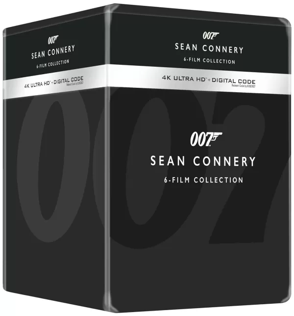 Coleção 4K de pré -encomenda: 6 Sean Connery James Bond Films