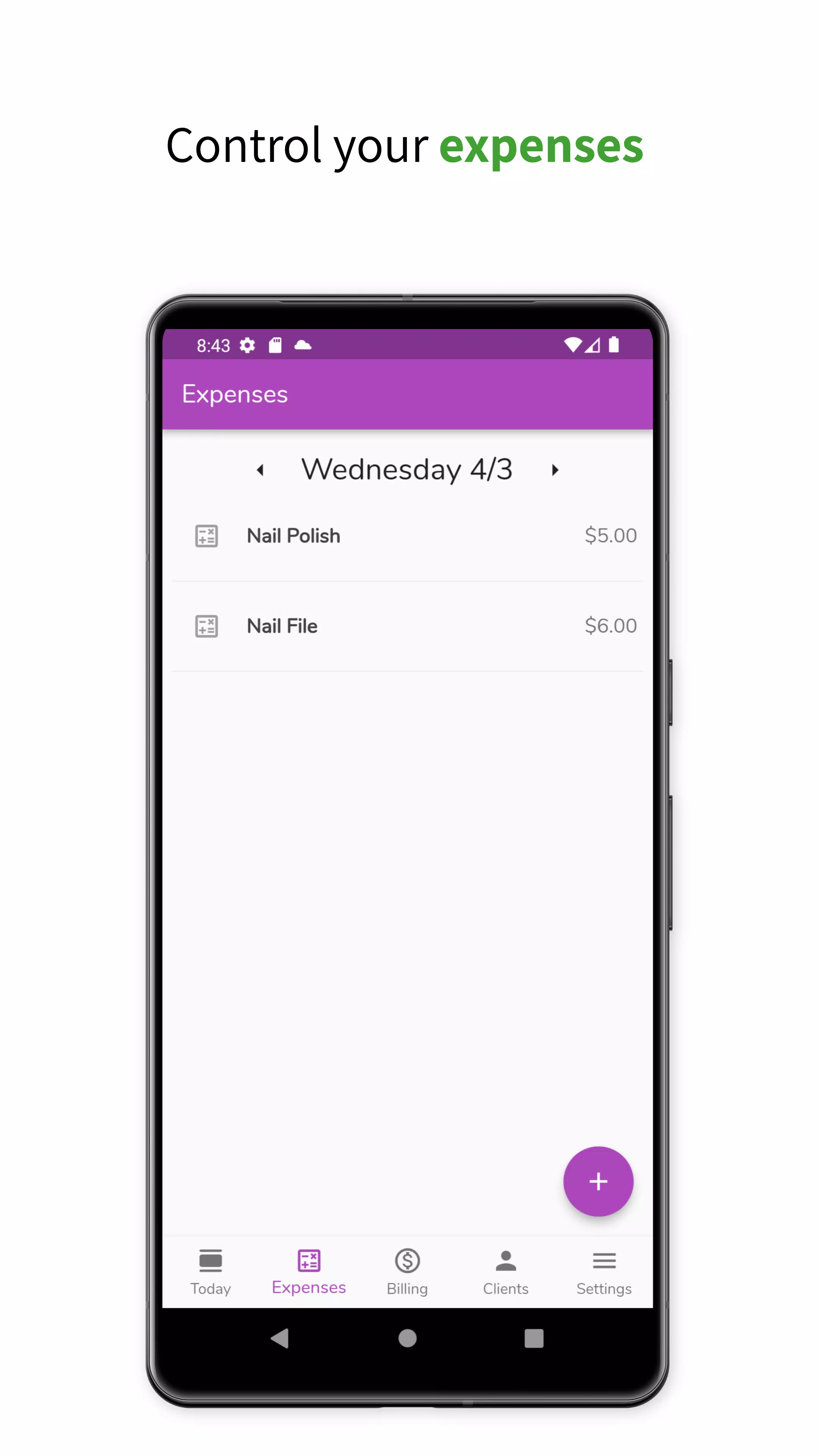 Manicure Calendar Screenshot 2