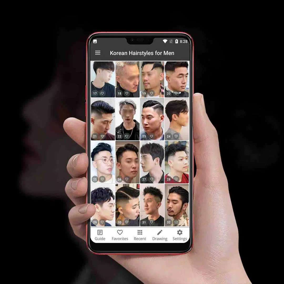 Korean Hairstyles for Men スクリーンショット 1