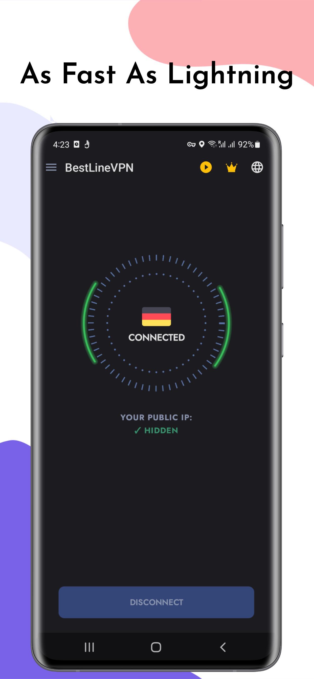 BestLineVPN Ekran Görüntüsü 2