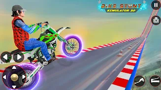 Bike Stunt 3D Simulator Games應用截圖第4張