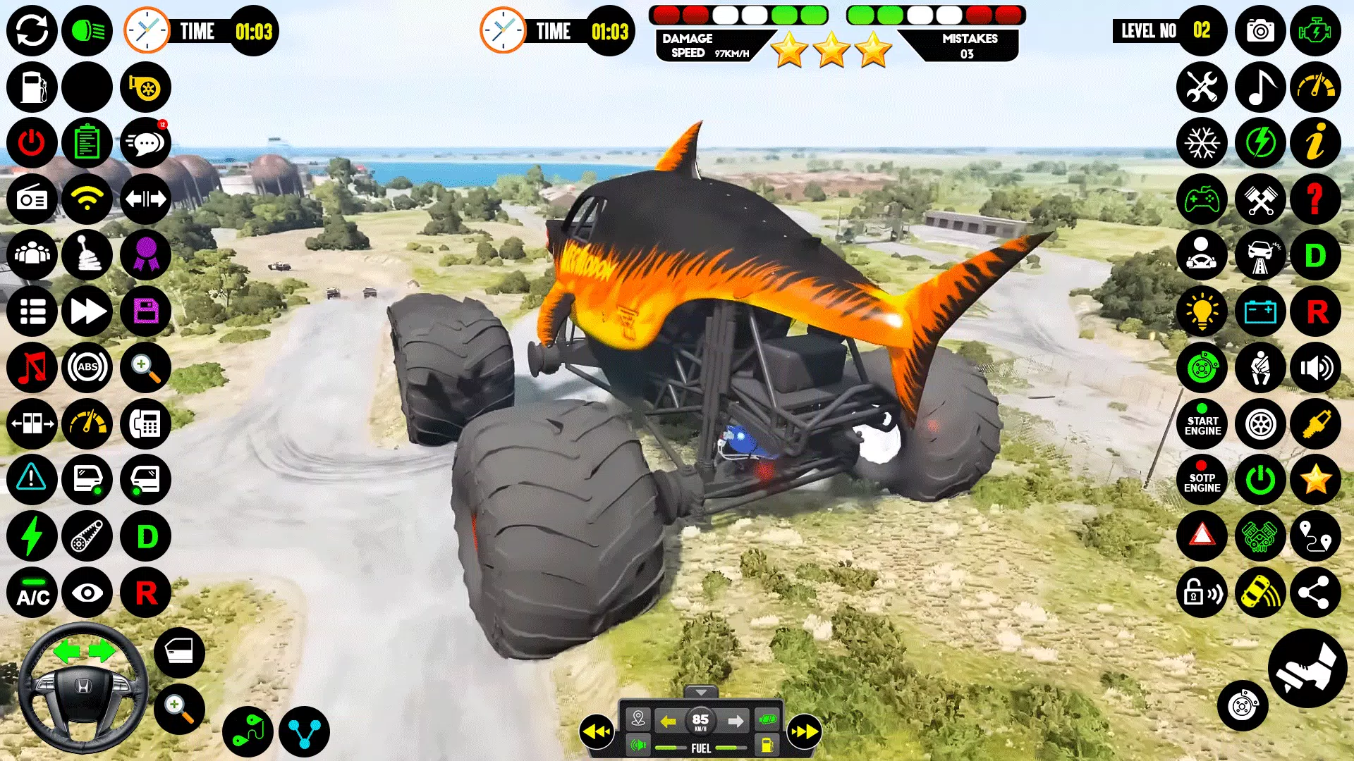 Monster Truck Racing: Truck 3D Captura de pantalla 3