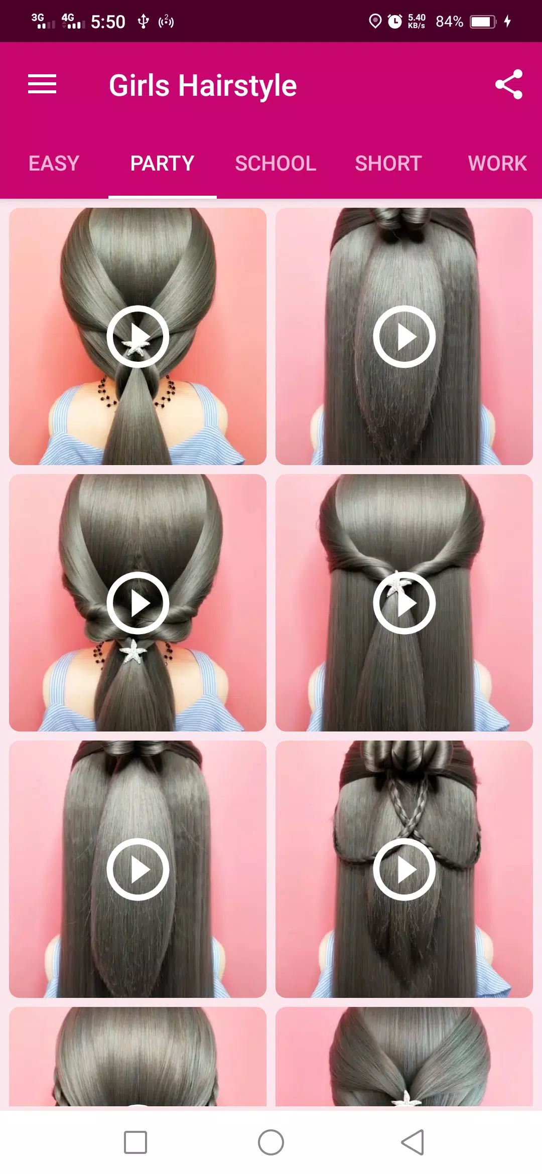 Girls Hairstyle Скриншот 2