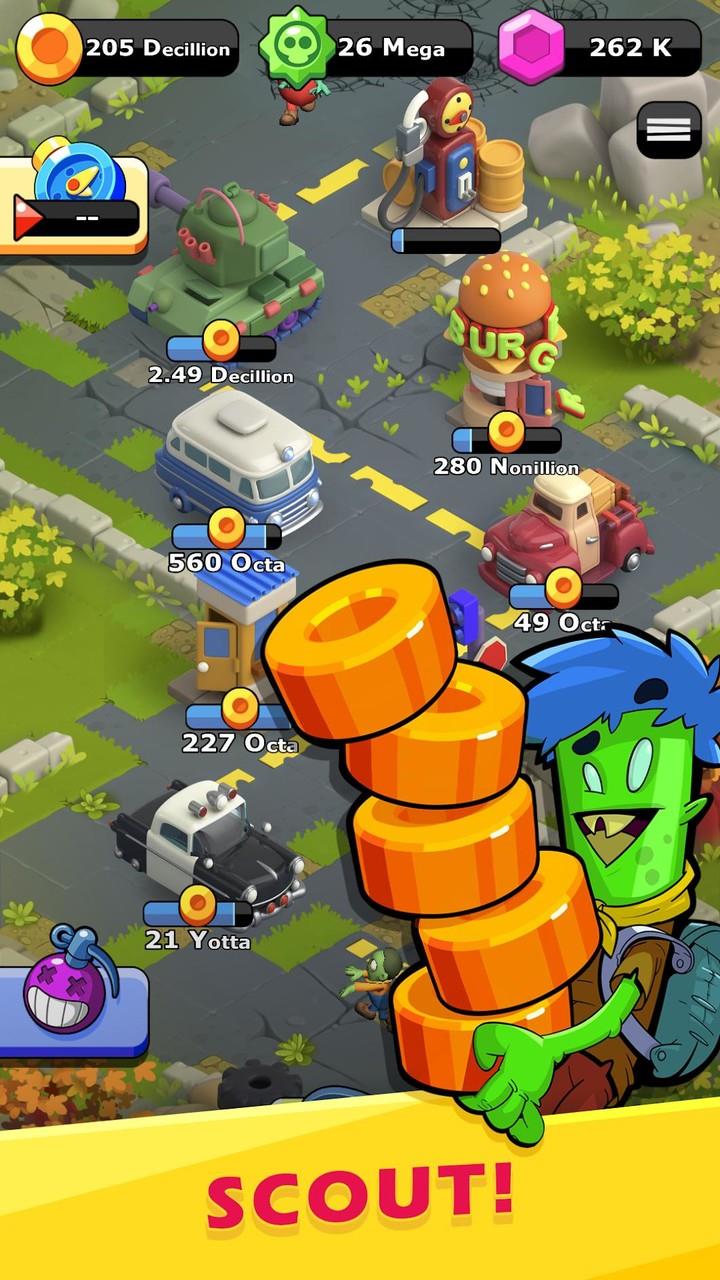 Coin Scout - Idle Clicker Game Zrzut ekranu 1