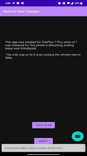 Refresh Rate Changer应用截图第1张