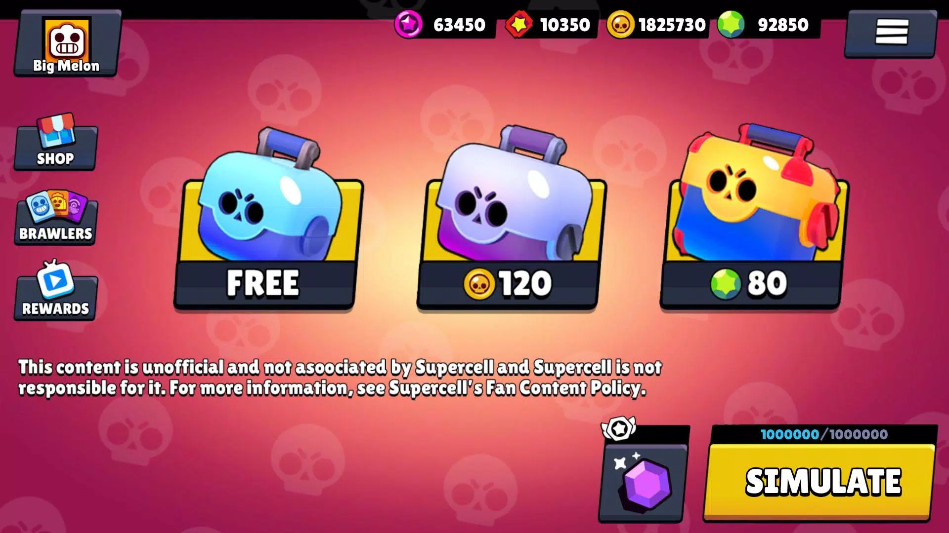 Box Simulator for Brawl Stars Screenshot 1